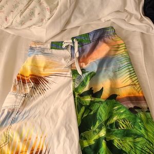 Joe boxer swim shorts tropical